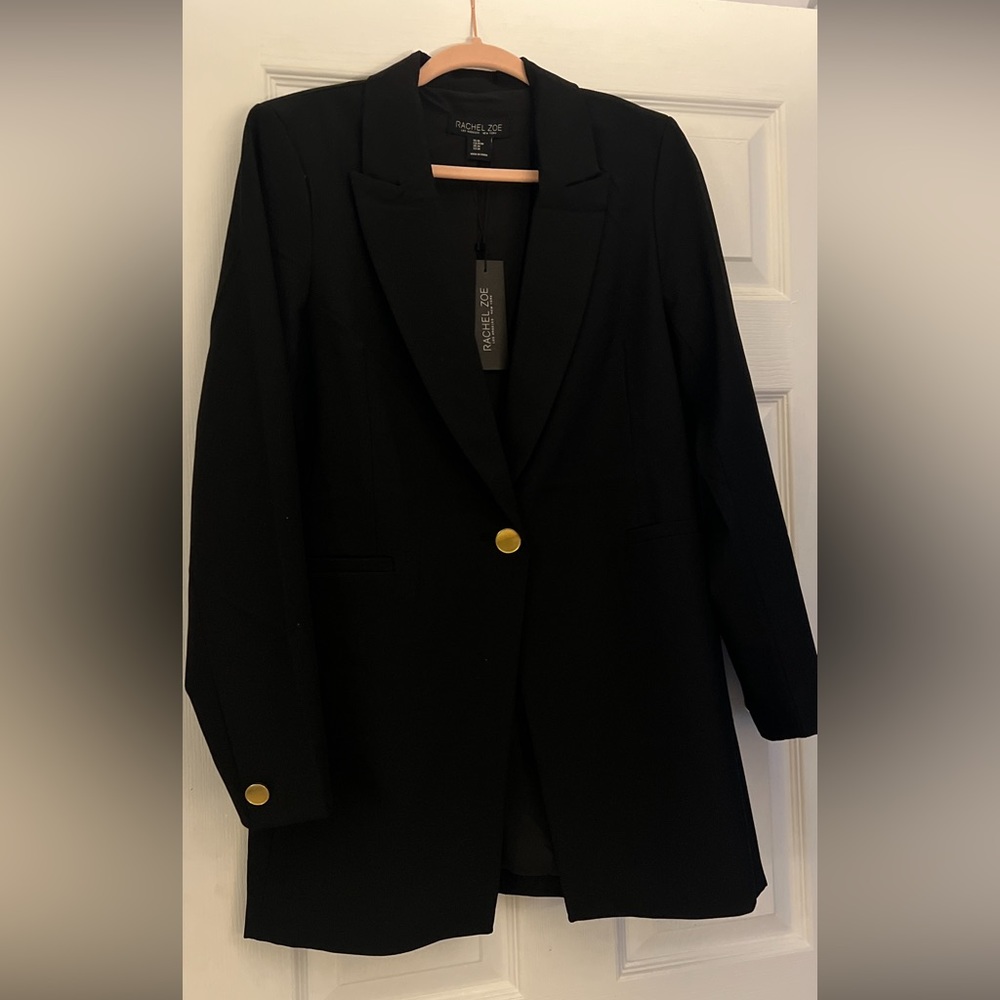 Rachel Zoe one button blazer